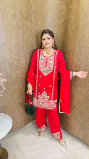 Raj Rani Mirror Work Suit set