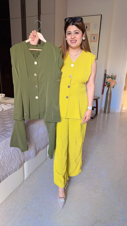 Maria Crepe Two Piece Coord set