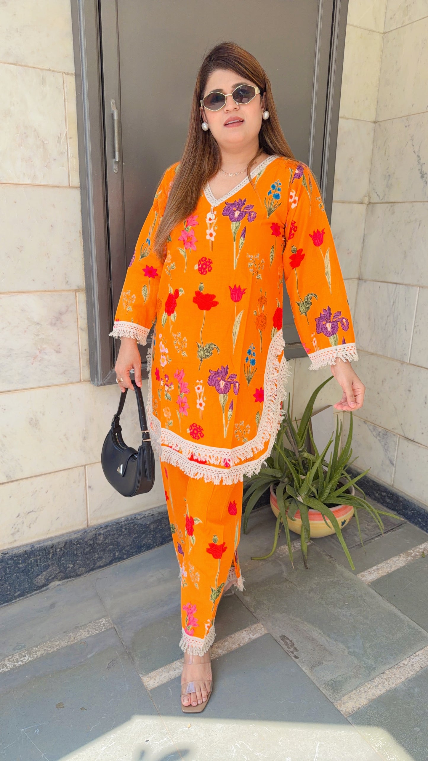 Bina Cotton Two Piece coord set