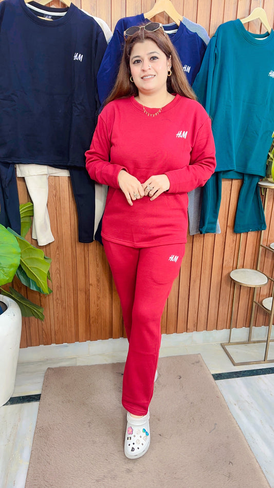 Fleece Warm Hosiery Coord Set