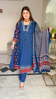 Samaira Pure Cotton Anarkali Suit
