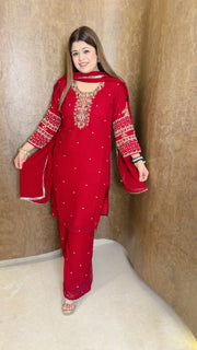 Royal Riwaayat  three piece Suit set