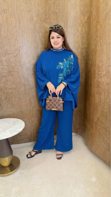 Peacock blue
