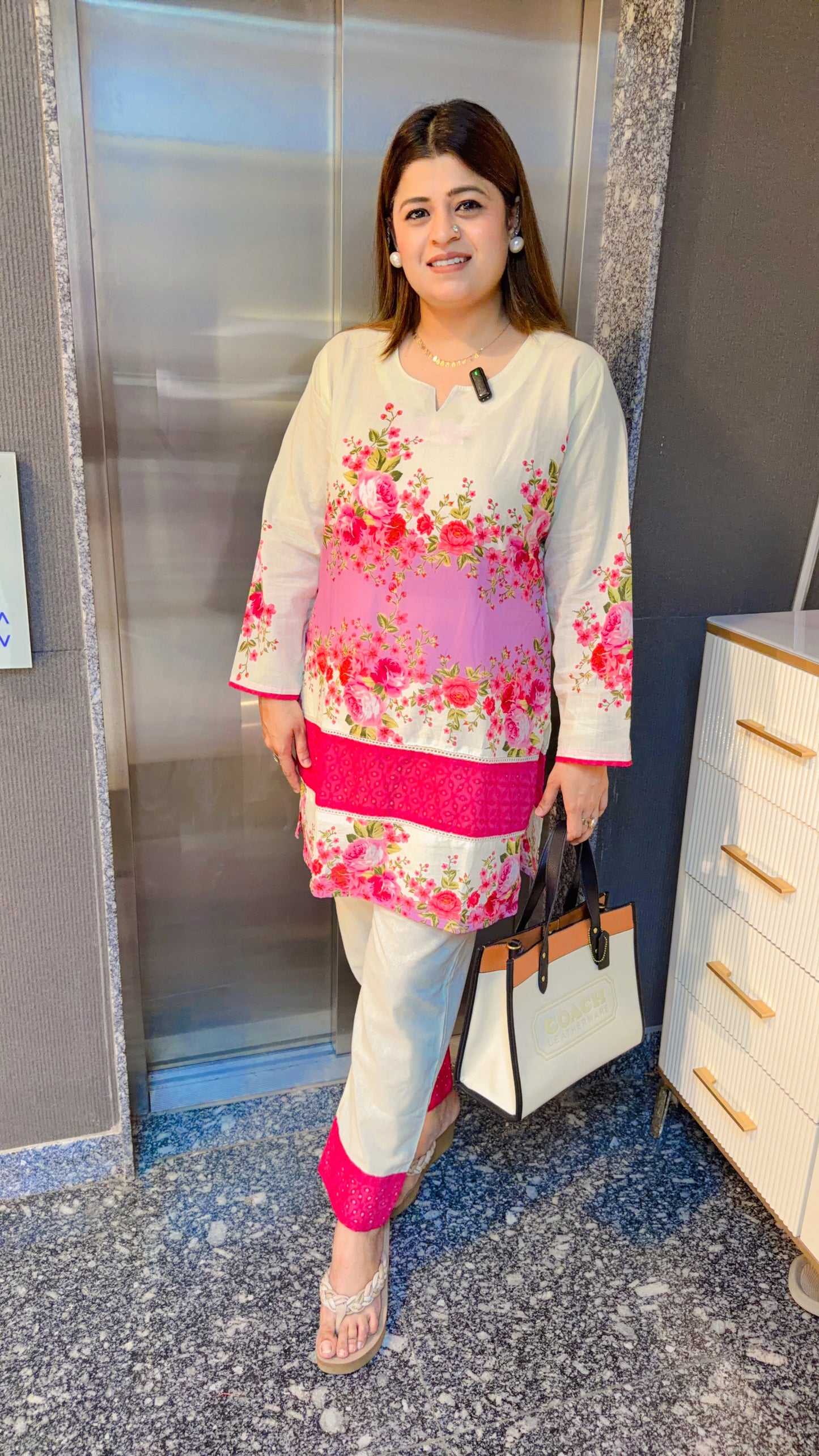 Zunaira Schifli Cotton Coord Set