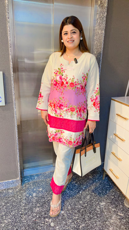 Zunaira Schifli Cotton Coord Set
