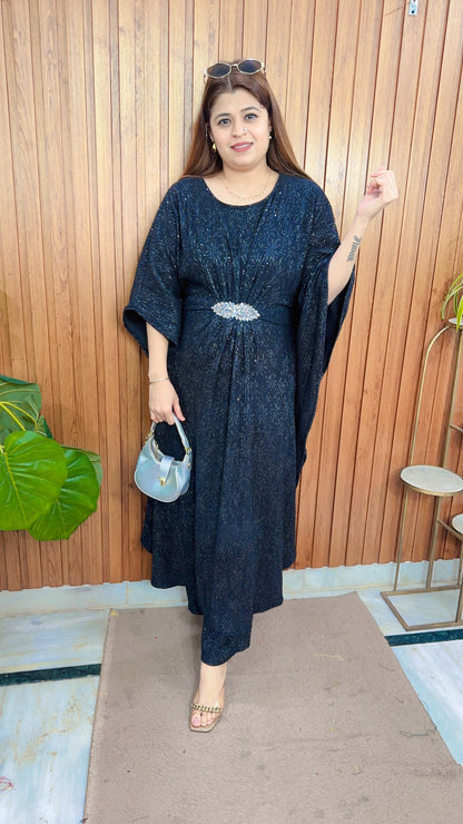 Glitter Kaftan Style Coord set
