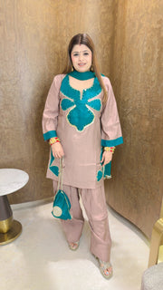 🌺 Gulbadan Farshi suit set