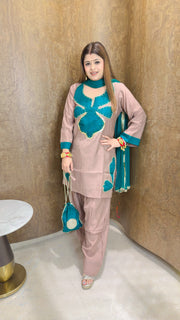 🌺 Gulbadan Farshi suit set