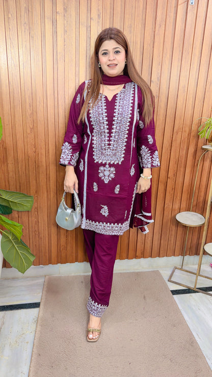 Ramisha Three Piece Pakistani Suit