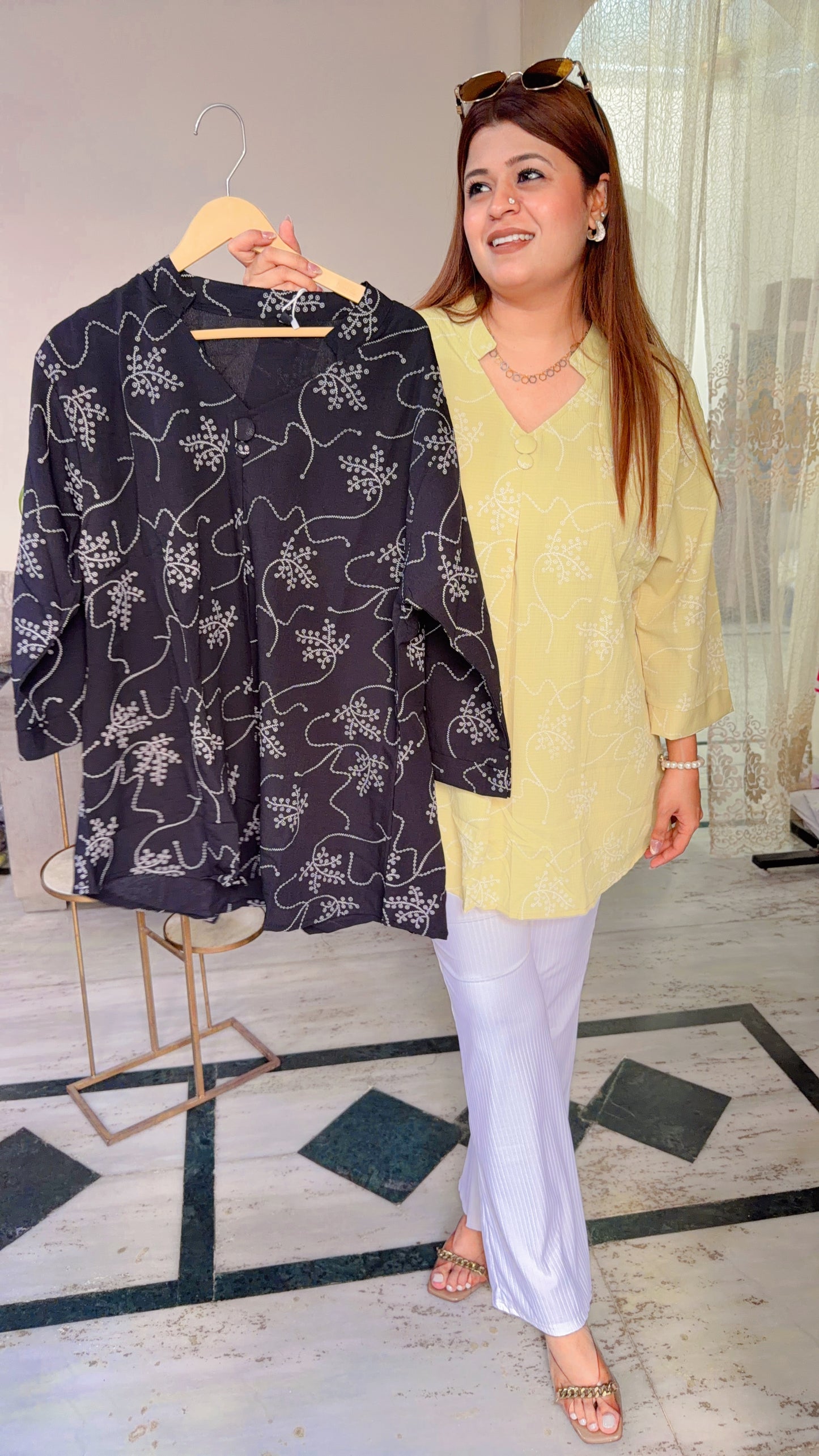 Lila Imported Cotton Top
