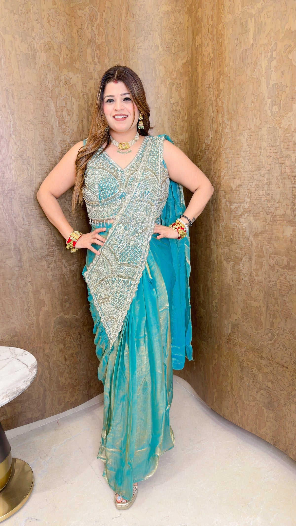 Shimmer Queen Saree