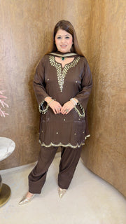 Rang-e-Riwaayat farshi suit set