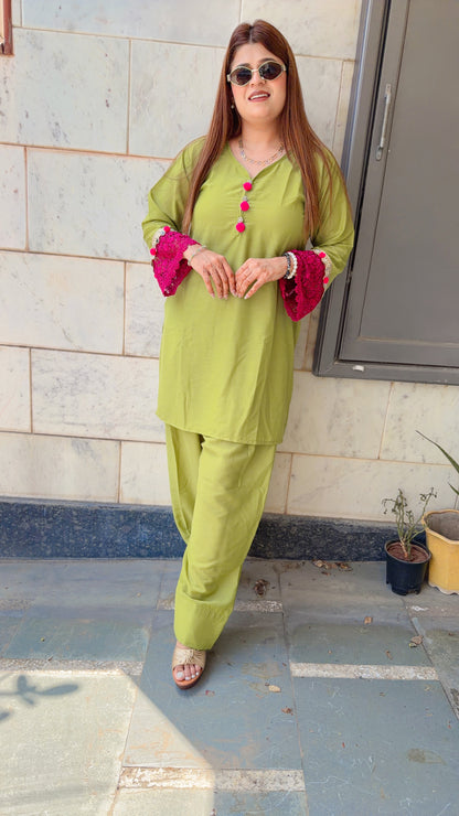 Amira Cotton Farshi Three Piece Suit
