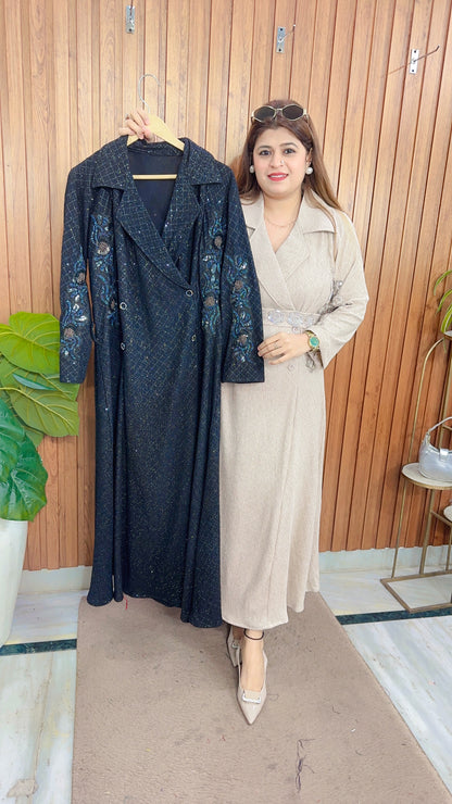 Lycra With Shimmer Handwork Dress