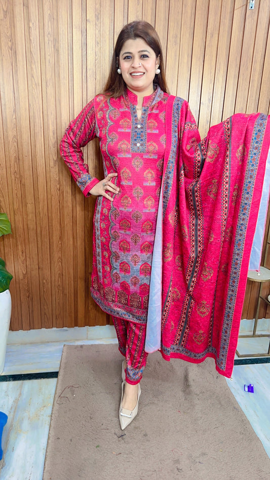 Karachi woolen suit Set