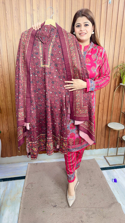 Karachi woolen suit Set