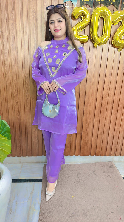 Glass Tissue Mirror Coord set