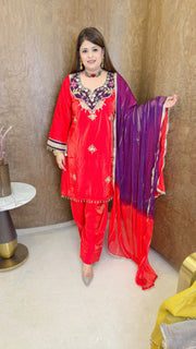 Shahi Farshi Three Piece Suit set