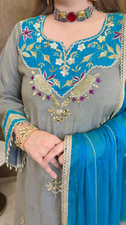 Shahi Farshi Three Piece Suit set