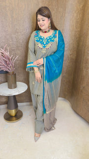 Shahi Farshi Three Piece Suit set