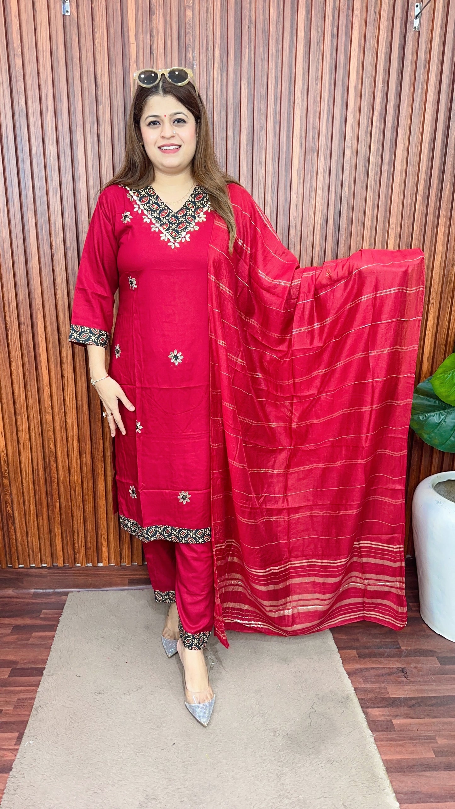 Rouafza cotton suit set