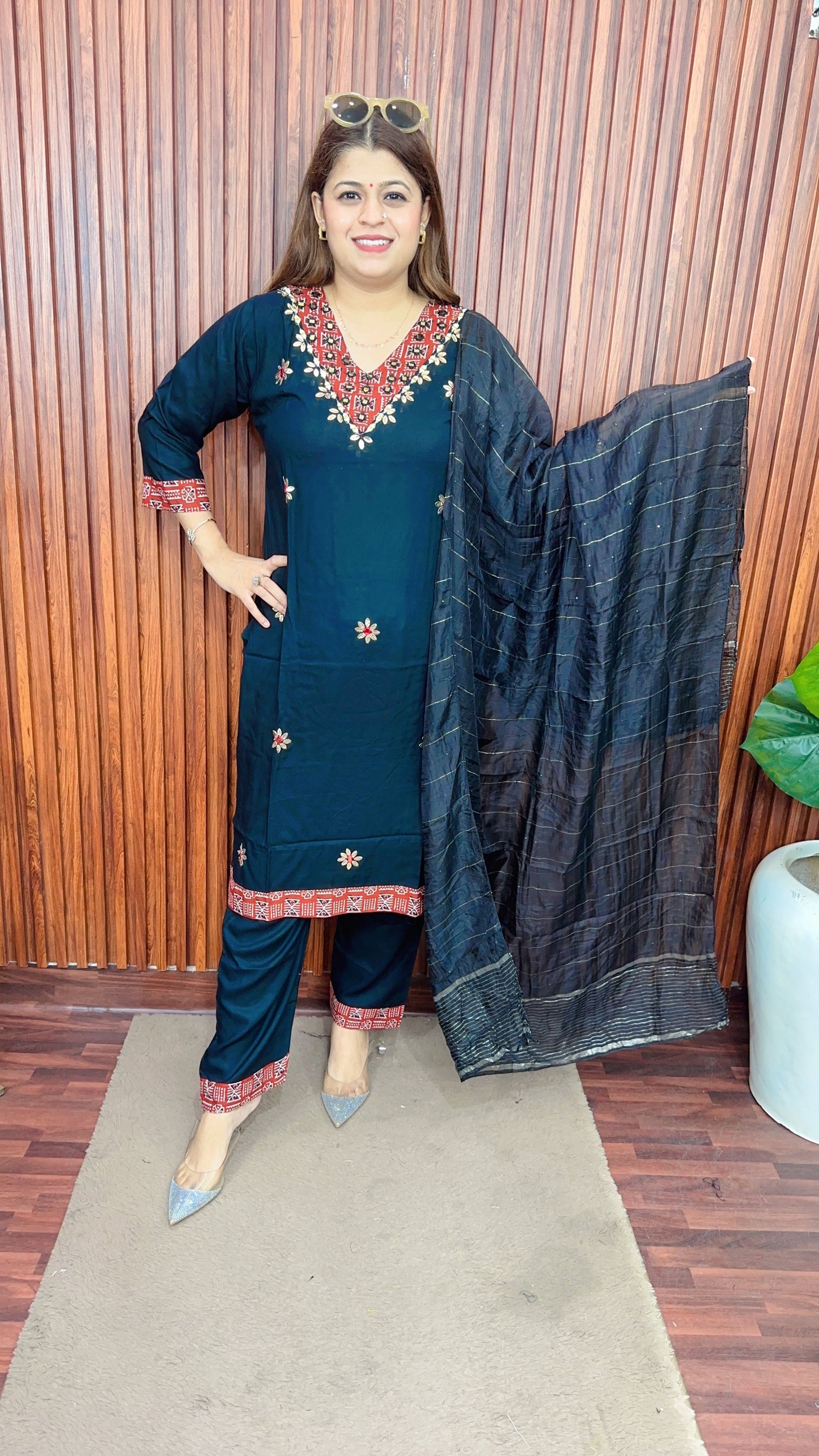 Rouafza cotton suit set