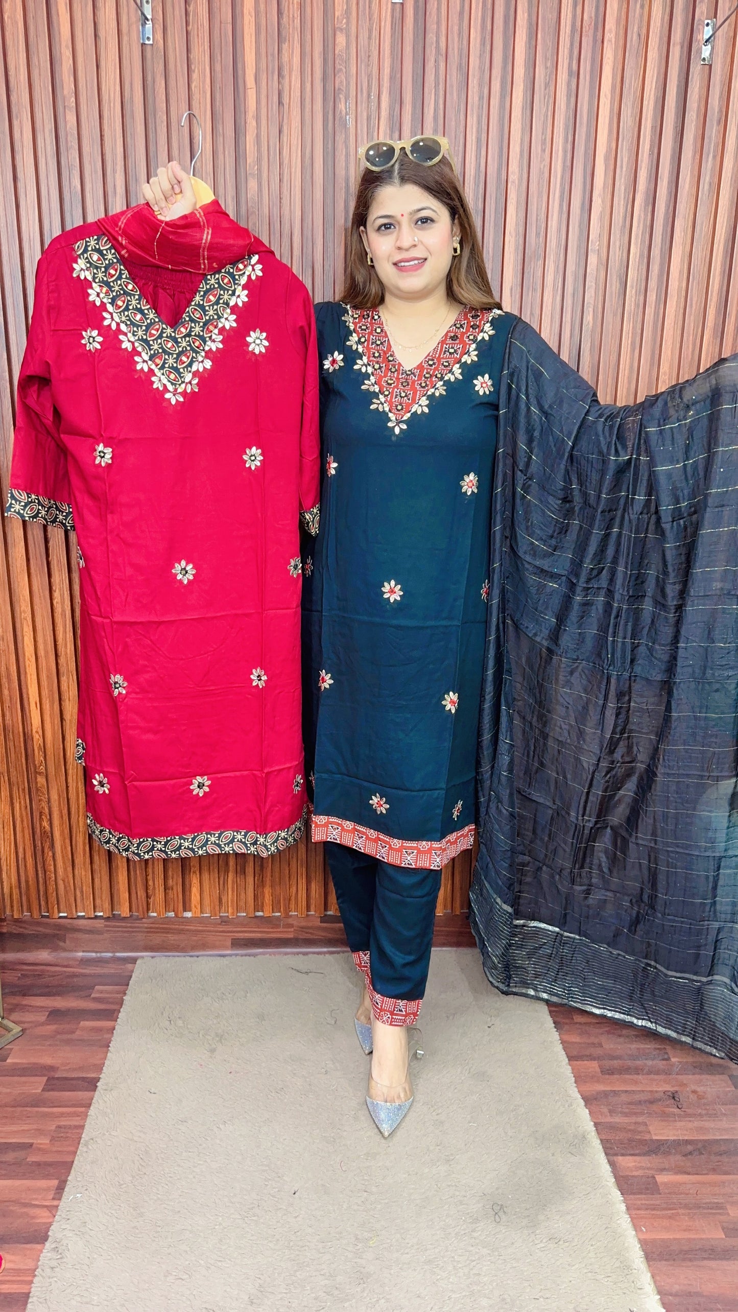 Rouafza cotton suit set