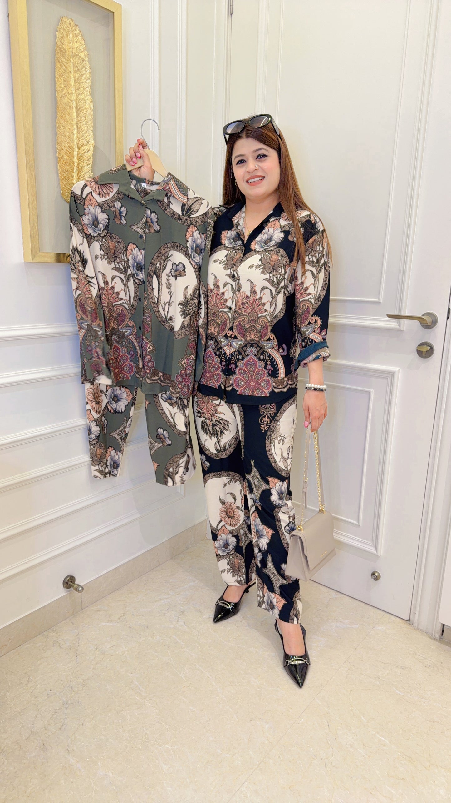 Premium Digital Crepe Coord set