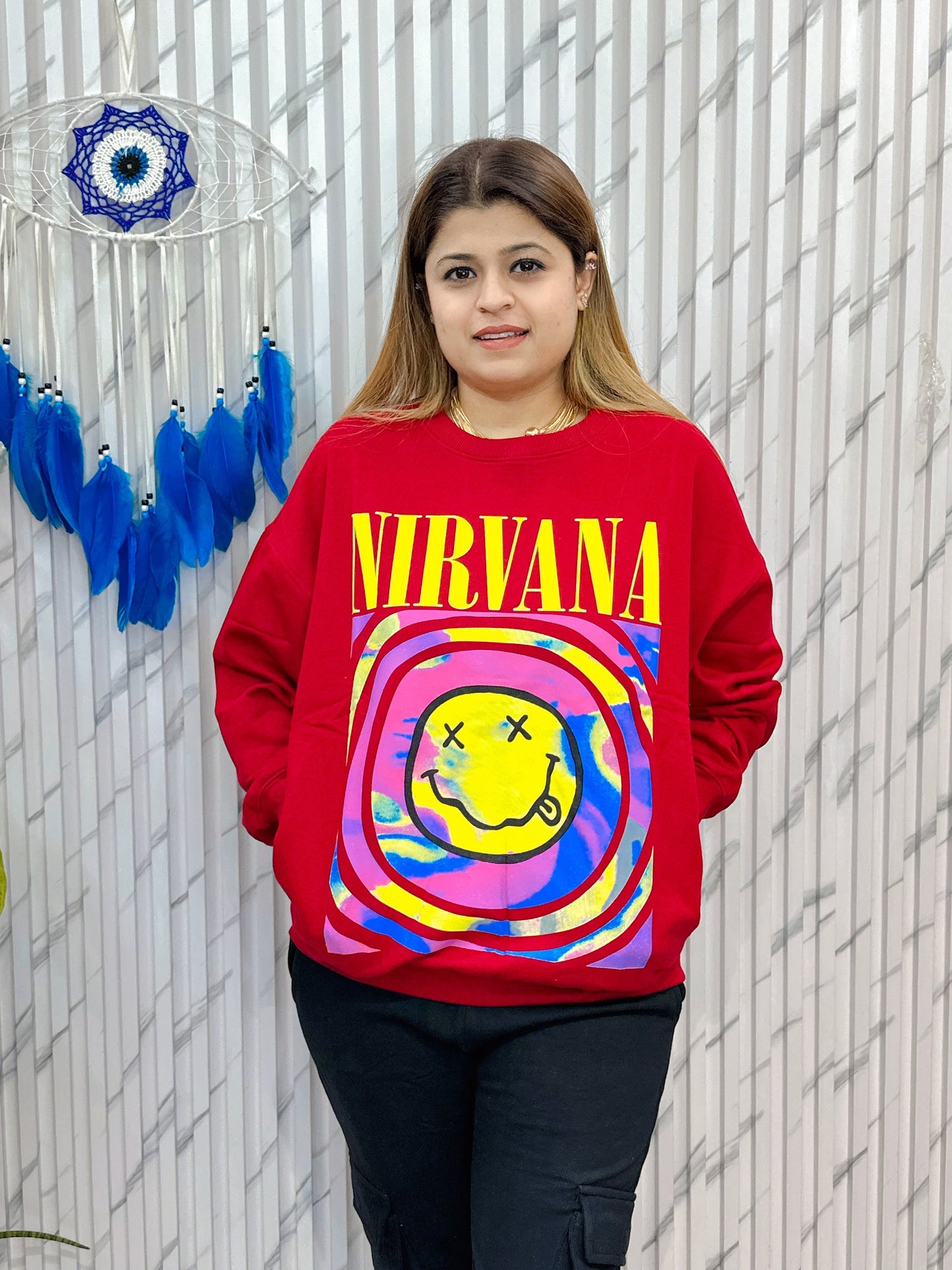 NIRWANA Multi Colour Prints Tshirt