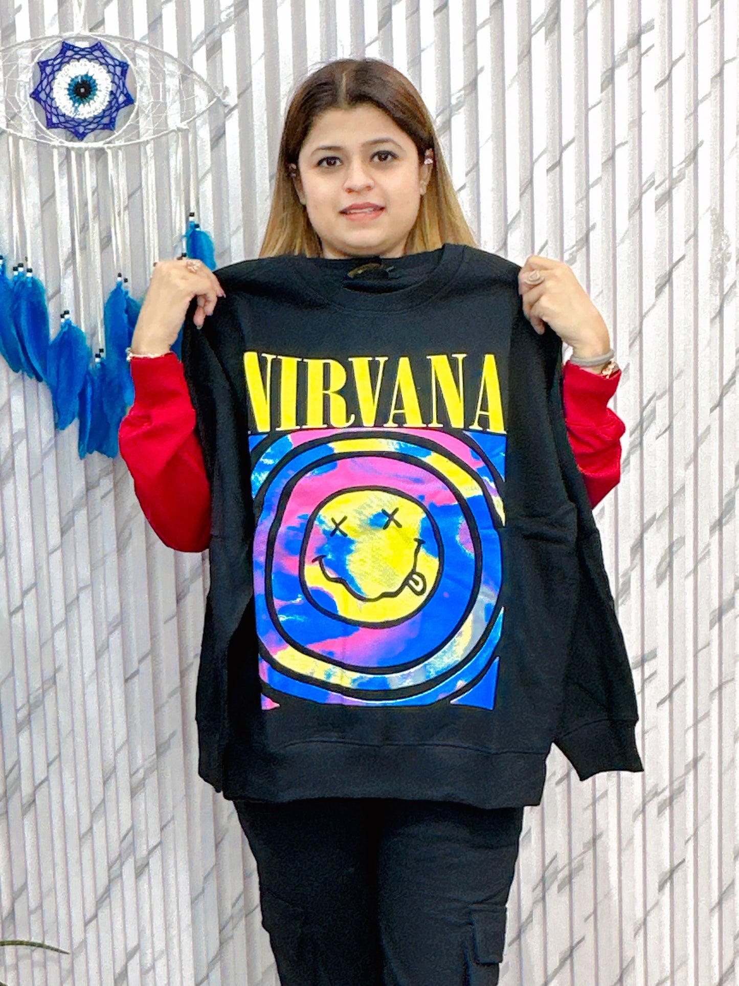 NIRWANA Multi Colour Prints Tshirt