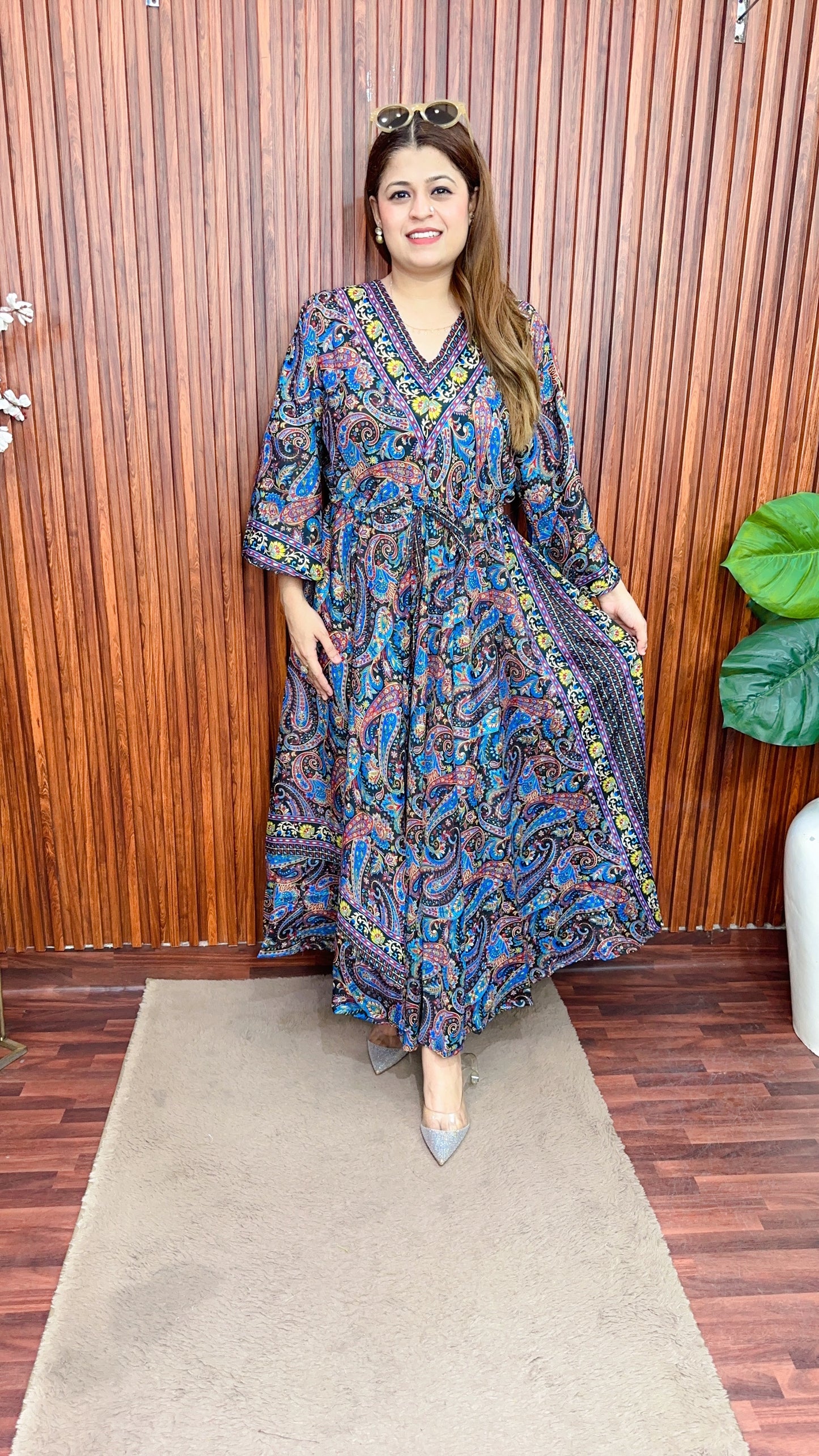 China Silk Long Dress