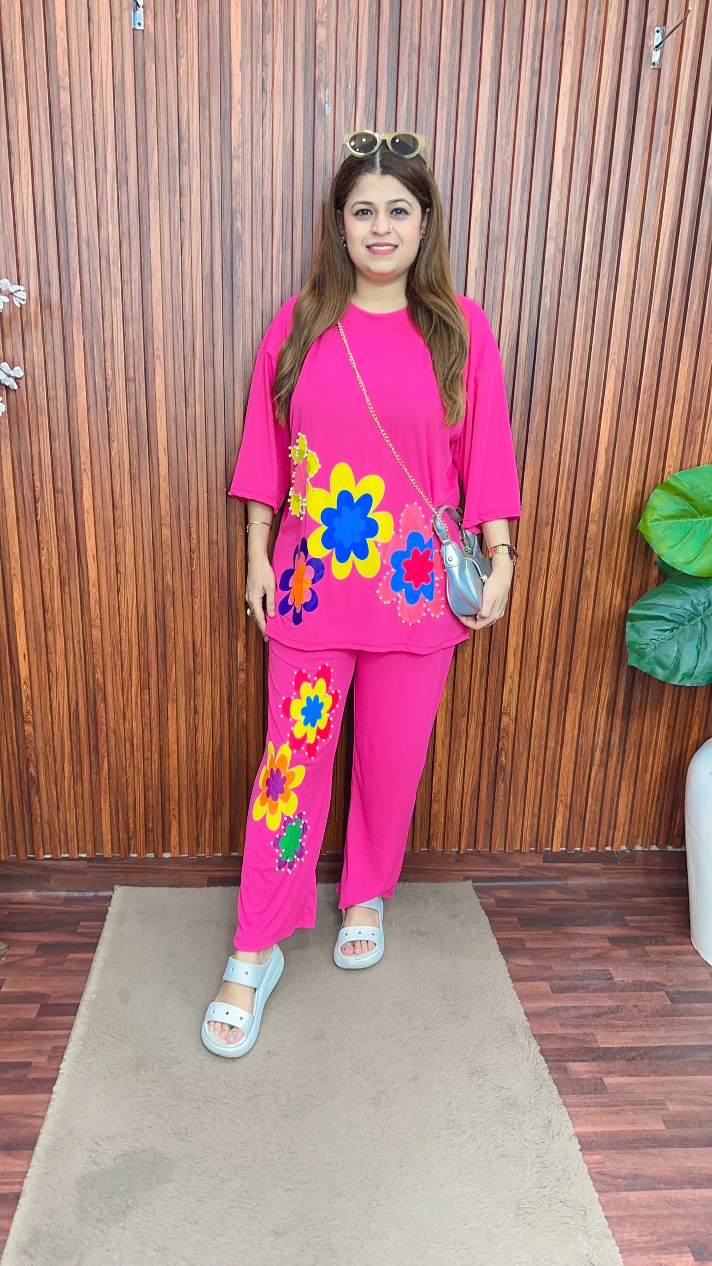 Funky  style Ribbed coord set