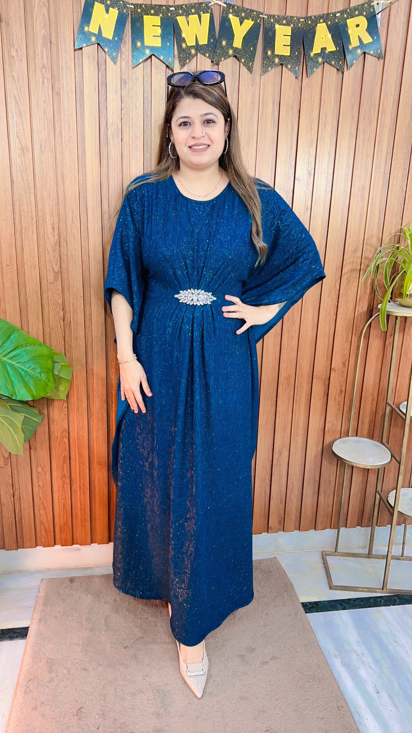 Glitter Kaftan Style Coord set