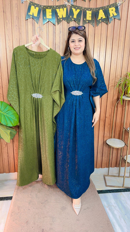 Glitter Kaftan Style Coord set