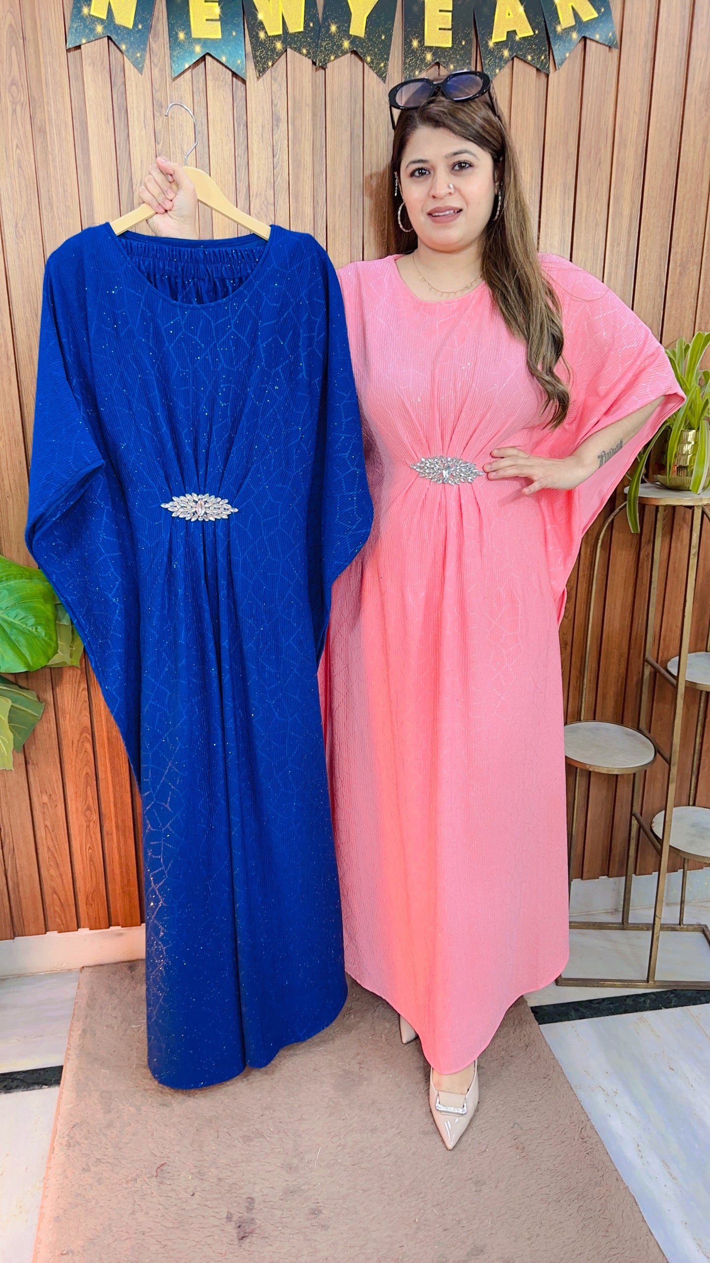 Glitter Kaftan Style Coord set