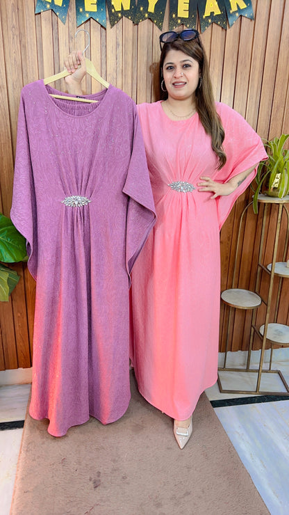 Glitter Kaftan Style Coord set