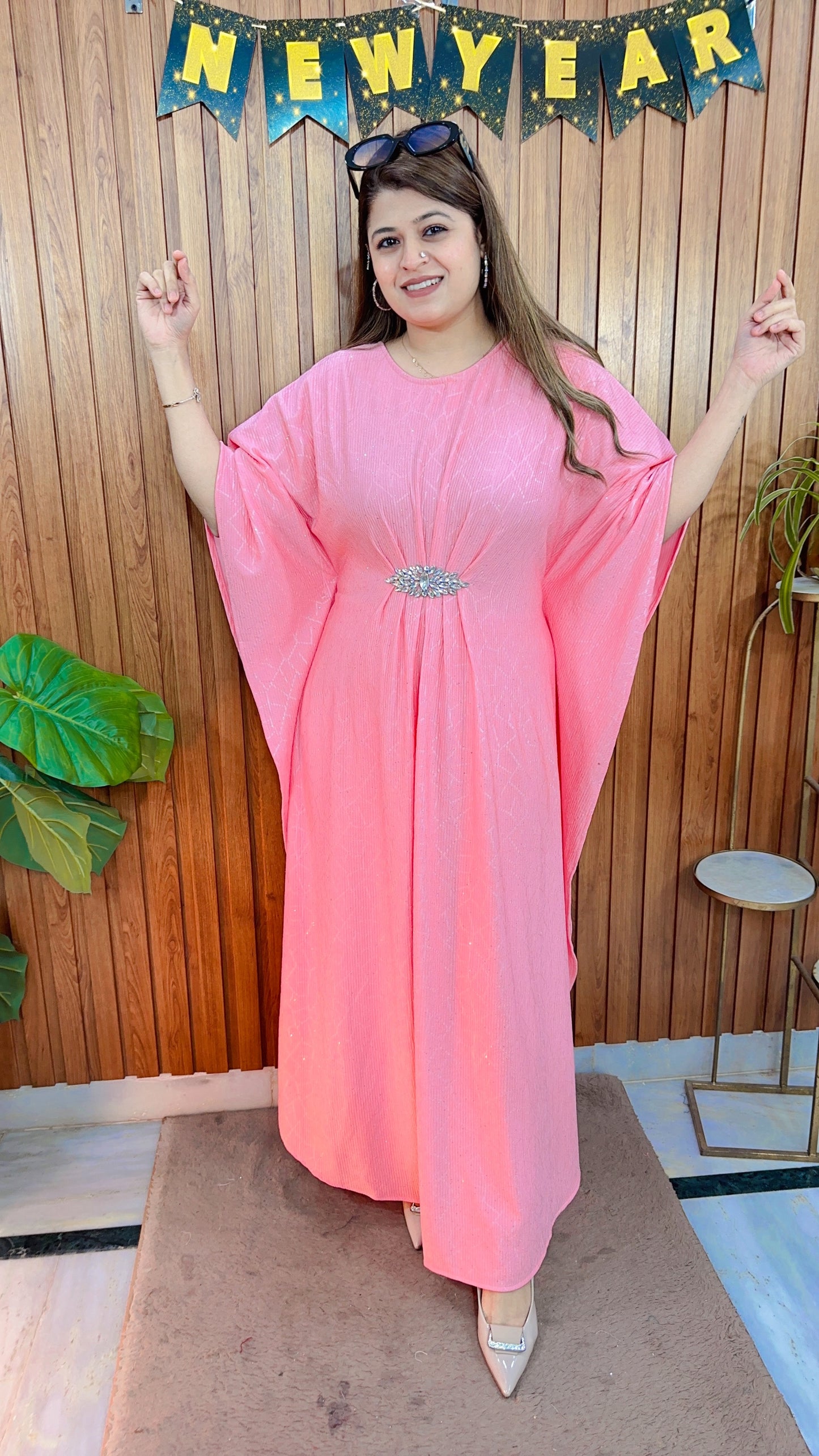 Glitter Kaftan Style Coord set