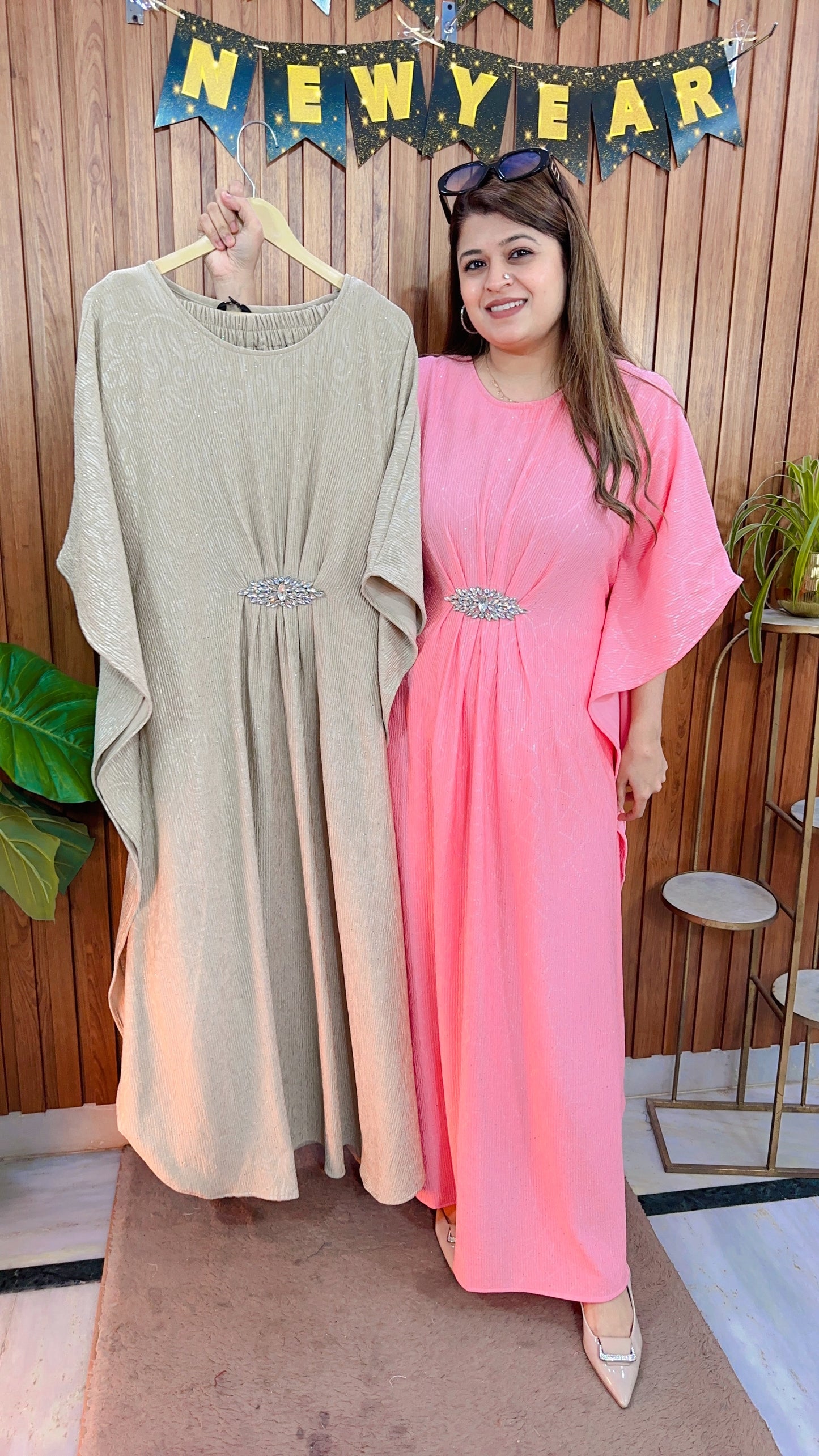 Glitter Kaftan Style Coord set