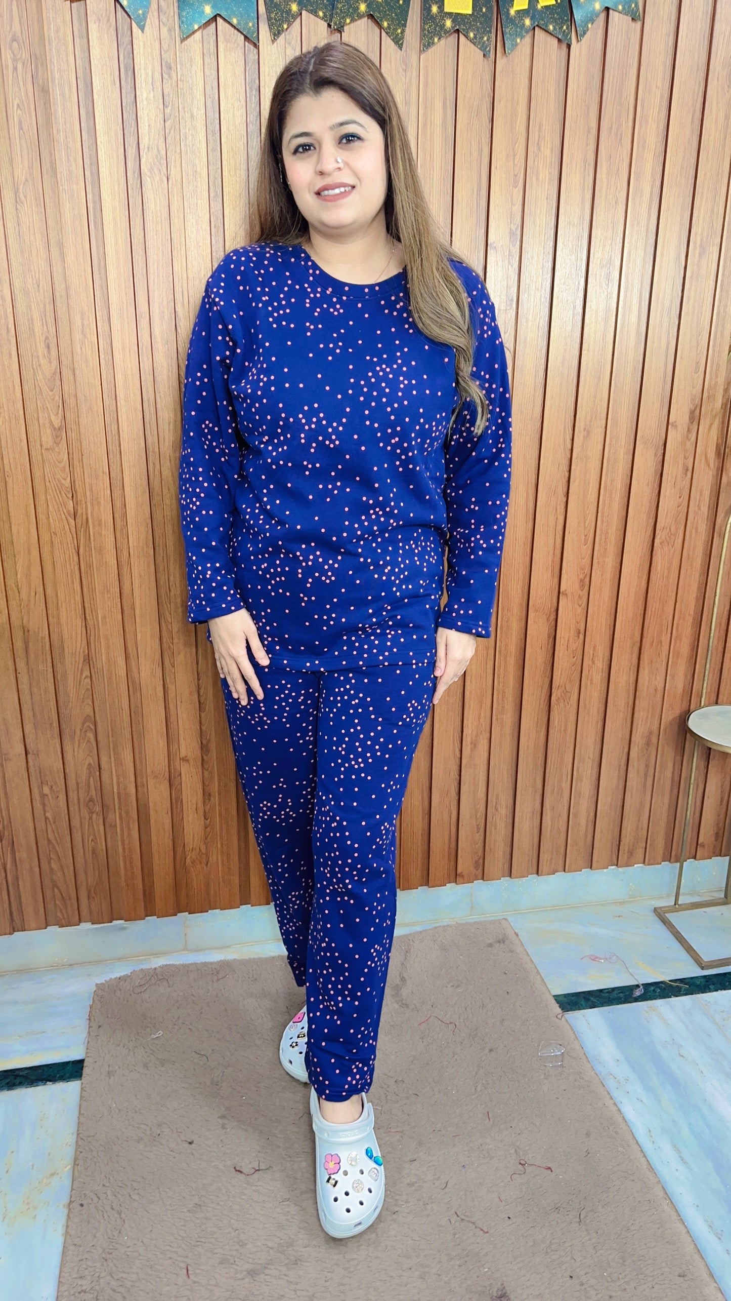 Warm Fleece Night Suit