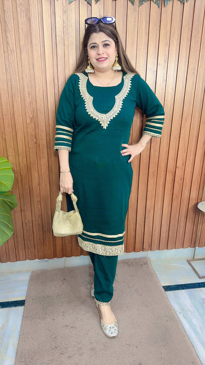 Heer Ranjha Warm Kurta Set