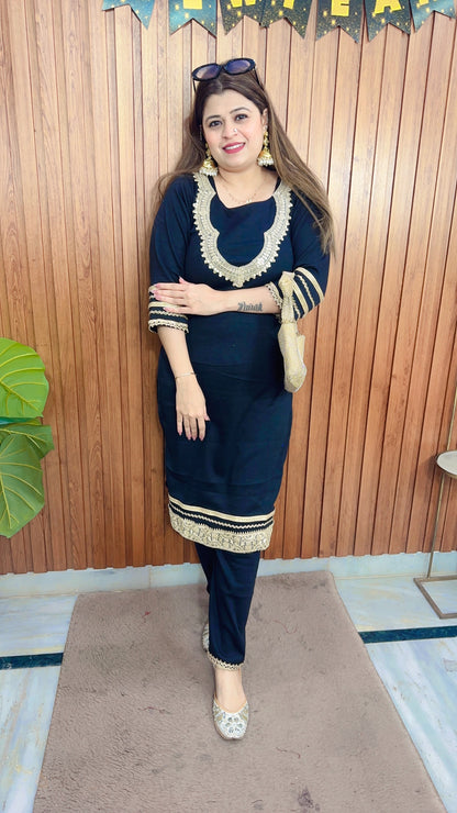 Heer Ranjha Warm Kurta Set