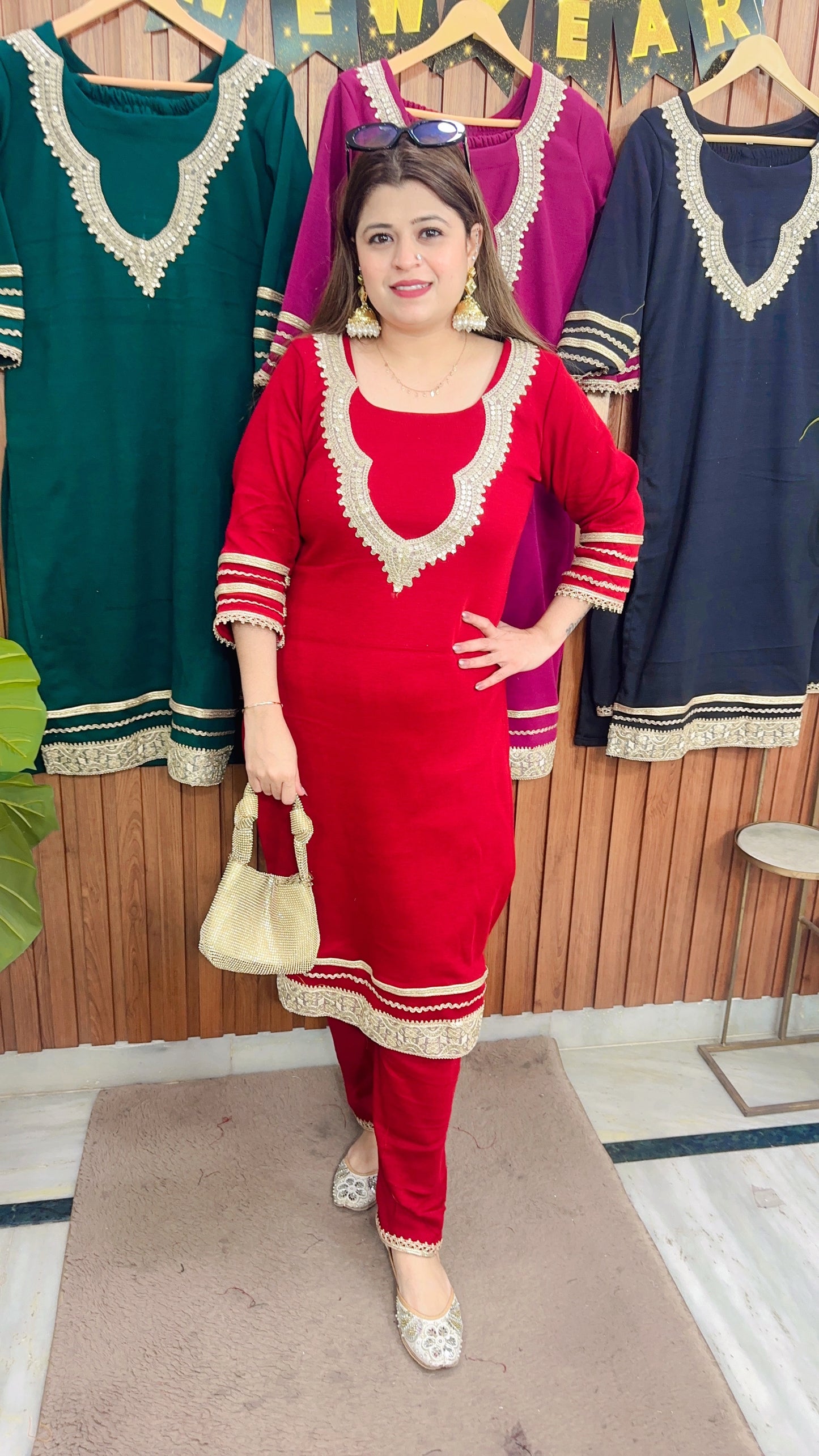 Heer Ranjha Warm Kurta Set