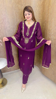 Festive Special Three Piece Suit Set