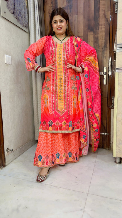 Navsanchi Sharara suit set