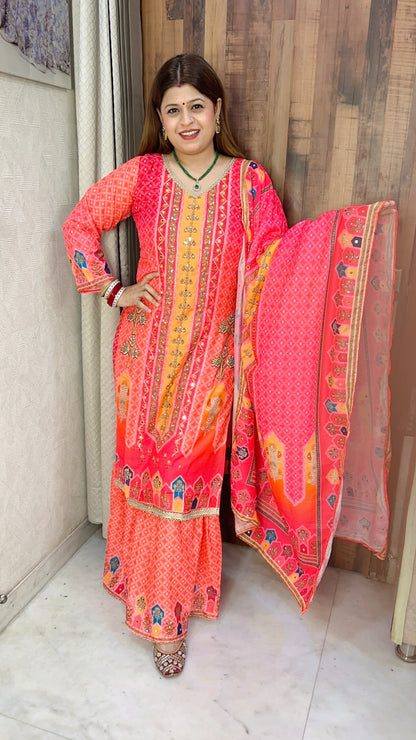 Navsanchi Sharara suit set