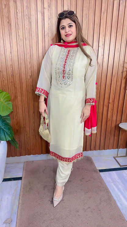 Kohinoor Shimmer Cotton Suit