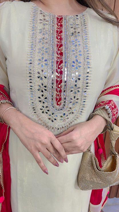 Kohinoor Shimmer Cotton Suit