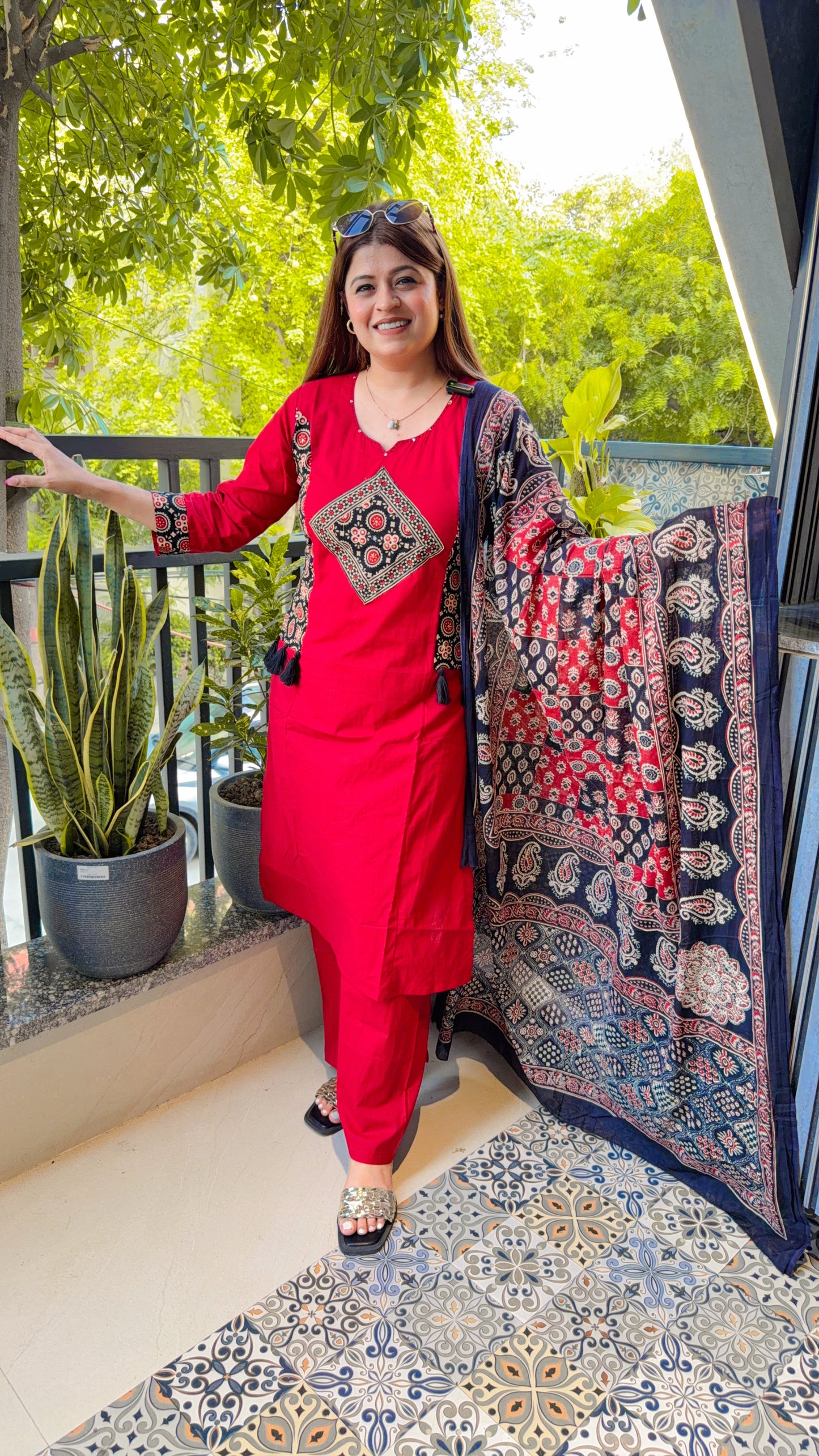 Jaipuri Dabu print Cotton suit
