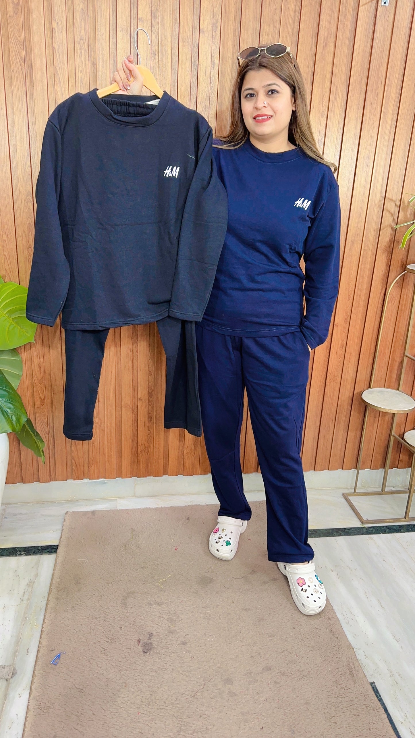 HnMFleece Warm Hosiery Coord Set