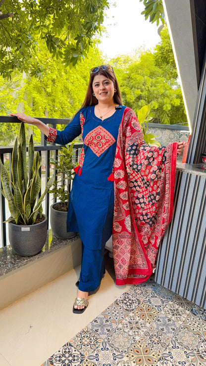 Jaipuri Dabu print Cotton suit